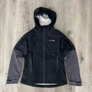 Columbia Black and Gray Hooded Jacket